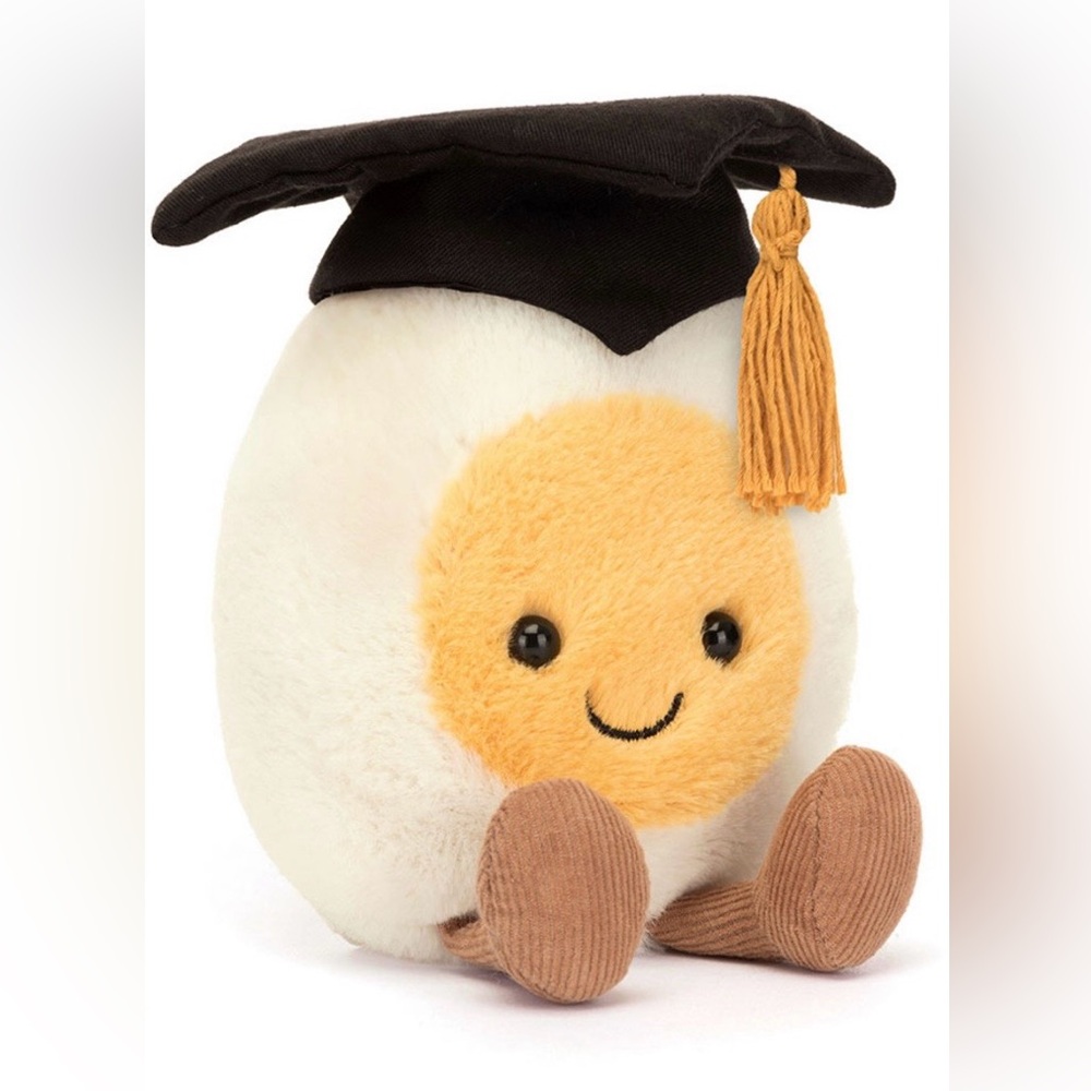 Jellycat Amuseables Boiled Egg Graduation - Picture 4 of 6
